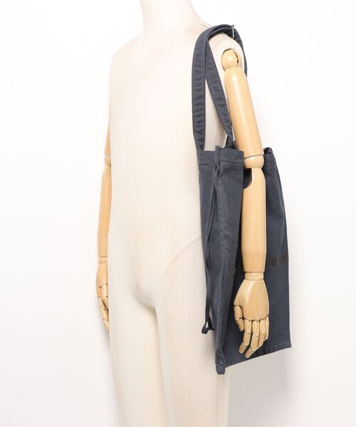beautiful people（ビューティフルピープル）の「beautiful people brushed logogathering bag（トートバッグ・レディース・ネイビー/グレー/オフホワイト/オレンジ・FREE）」の8枚目の写真