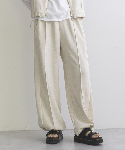 GARAGE OF GOOD CLOTHING(ガレージオブグッドクロージング)の「【日本製】裏毛ドロストロングパンツ(その他パンツ・レディース・ホワイト系その他/ネイビー/杢グレー・FREE)」の1枚目の写真