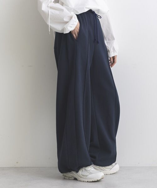 GARAGE OF GOOD CLOTHING(ガレージオブグッドクロージング)の「【日本製】裏毛ドロストロングパンツ(その他パンツ・レディース・ホワイト系その他/ネイビー/杢グレー・FREE)」の6枚目の写真