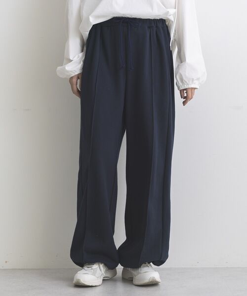 GARAGE OF GOOD CLOTHING(ガレージオブグッドクロージング)の「【日本製】裏毛ドロストロングパンツ(その他パンツ・レディース・ホワイト系その他/ネイビー/杢グレー・FREE)」の8枚目の写真