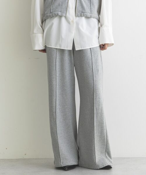 GARAGE OF GOOD CLOTHING(ガレージオブグッドクロージング)の「【日本製】裏毛ドロストロングパンツ(その他パンツ・レディース・ホワイト系その他/ネイビー/杢グレー・FREE)」の13枚目の写真