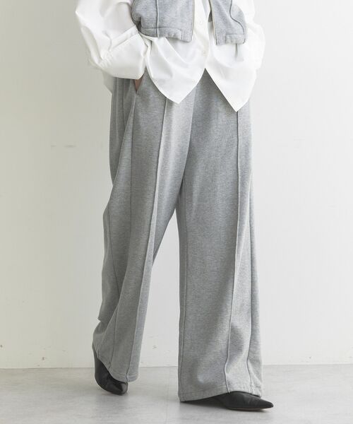 GARAGE OF GOOD CLOTHING(ガレージオブグッドクロージング)の「【日本製】裏毛ドロストロングパンツ(その他パンツ・レディース・ホワイト系その他/ネイビー/杢グレー・FREE)」の14枚目の写真
