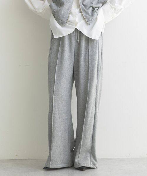GARAGE OF GOOD CLOTHING(ガレージオブグッドクロージング)の「【日本製】裏毛ドロストロングパンツ(その他パンツ・レディース・ホワイト系その他/ネイビー/杢グレー・FREE)」の15枚目の写真