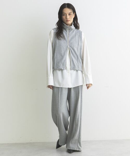 GARAGE OF GOOD CLOTHING(ガレージオブグッドクロージング)の「【日本製】裏毛ドロストロングパンツ(その他パンツ・レディース・ホワイト系その他/ネイビー/杢グレー・FREE)」の17枚目の写真