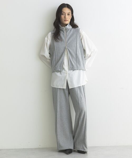 GARAGE OF GOOD CLOTHING(ガレージオブグッドクロージング)の「【日本製】裏毛ドロストロングパンツ(その他パンツ・レディース・ホワイト系その他/ネイビー/杢グレー・FREE)」の19枚目の写真