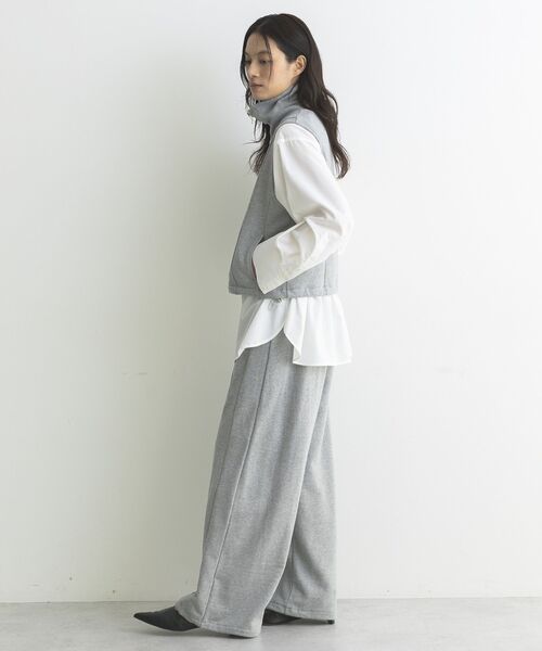 GARAGE OF GOOD CLOTHING(ガレージオブグッドクロージング)の「【日本製】裏毛ドロストロングパンツ(その他パンツ・レディース・ホワイト系その他/ネイビー/杢グレー・FREE)」の20枚目の写真