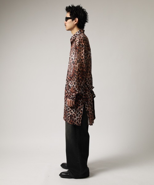 REGIEVO(レジエボ)の「REGIEVO プリントロングシャツ 長袖(シャツ/ブラウス・メンズ・ベージュ/ブラック・L/M)」の17枚目の写真