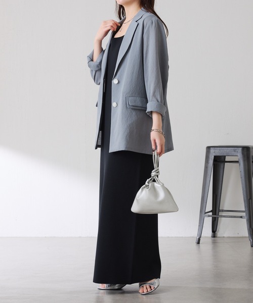 COLLAGE GALLARDAGALANTE（コラージュガリャルダガランテ）の「ミラノリブニットワンピース/WEB限定カラー・サイズ展開（ワンピース・レディース・ブラウン/グレー/ブラック・FREE/2）」の17枚目の写真