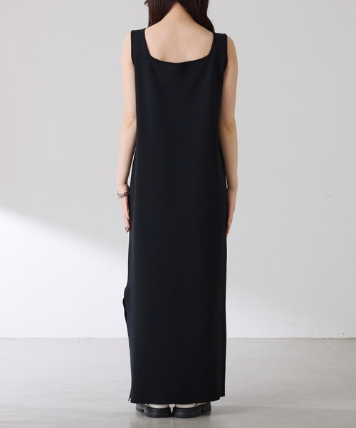 COLLAGE GALLARDAGALANTE（コラージュガリャルダガランテ）の「ミラノリブニットワンピース/WEB限定カラー・サイズ展開（ワンピース・レディース・ブラウン/グレー/ブラック・FREE/2）」の6枚目の写真