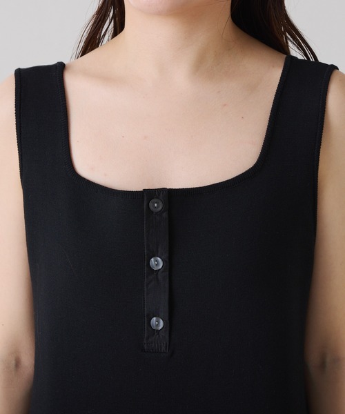 COLLAGE GALLARDAGALANTE（コラージュガリャルダガランテ）の「ミラノリブニットワンピース/WEB限定カラー・サイズ展開（ワンピース・レディース・ブラウン/グレー/ブラック・FREE/2）」の9枚目の写真