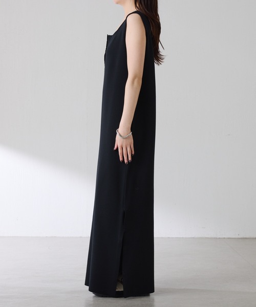 COLLAGE GALLARDAGALANTE（コラージュガリャルダガランテ）の「ミラノリブニットワンピース/WEB限定カラー・サイズ展開（ワンピース・レディース・ブラウン/グレー/ブラック・FREE/2）」の8枚目の写真