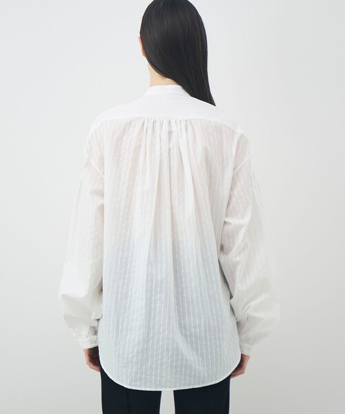 BOURRIENNE ParisX(ブリエンヌパリディス)の「BOURRIENNE LEGENDE ブラウス(シャツ/ブラウス・レディース・ホワイト・XS)」の5枚目の写真