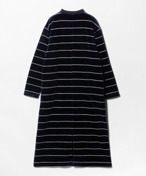 CITEN（シテン）の「＜CITEN＞ベロアボーダーワンピース（ワンピース・レディース・ネイビー/モカ・M/S）」の11枚目の写真