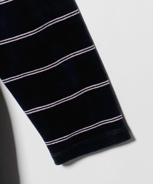 CITEN（シテン）の「＜CITEN＞ベロアボーダーワンピース（ワンピース・レディース・ネイビー/モカ・M/S）」の13枚目の写真