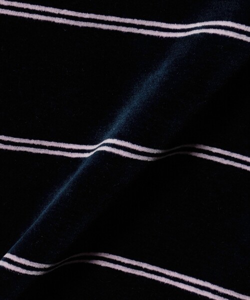 CITEN（シテン）の「＜CITEN＞ベロアボーダーワンピース（ワンピース・レディース・ネイビー/モカ・M/S）」の17枚目の写真