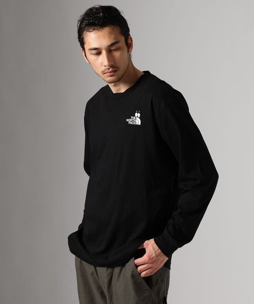 THE NORTH FACE(ザノースフェイス)の「【THE NORTH FACE(ザ・ノース・フェイス)】ZOO PICKER TEE(Tシャツ/カットソー・メンズ・ブラック/グレー・MEDIUM/LARGE)」の1枚目の写真