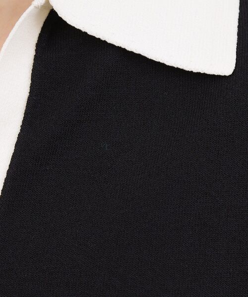 grove（グローブ）の「【貴島明日香さん着用】ラガークロップドプルオーバー（ニット/セーター・レディース・ブラック/ネイビー系2/ブルー系7・02/03/04/05）」の9枚目の写真