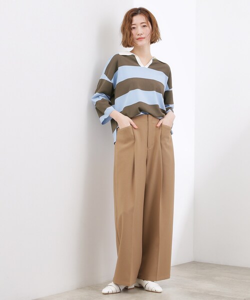 grove（グローブ）の「【貴島明日香さん着用】ラガークロップドプルオーバー（ニット/セーター・レディース・ブラック/ネイビー系2/ブルー系7・02/03/04/05）」の15枚目の写真