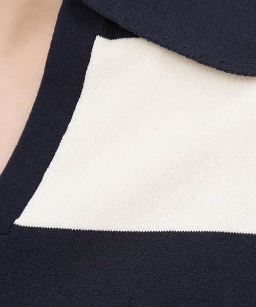 grove（グローブ）の「【貴島明日香さん着用】ラガークロップドプルオーバー（ニット/セーター・レディース・ブラック/ネイビー系2/ブルー系7・02/03/04/05）」の21枚目の写真