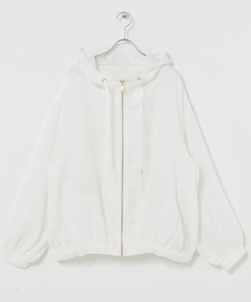 ITEMS URBANRESEARCH（アイテムズ アーバンリサーチ）の「『イージーケア』メッシュマウンテンパーカー(楽着シリーズ)（マウンテンパーカー・レディース・カーキ/ブラック/ホワイト・FREE）」の12枚目の写真