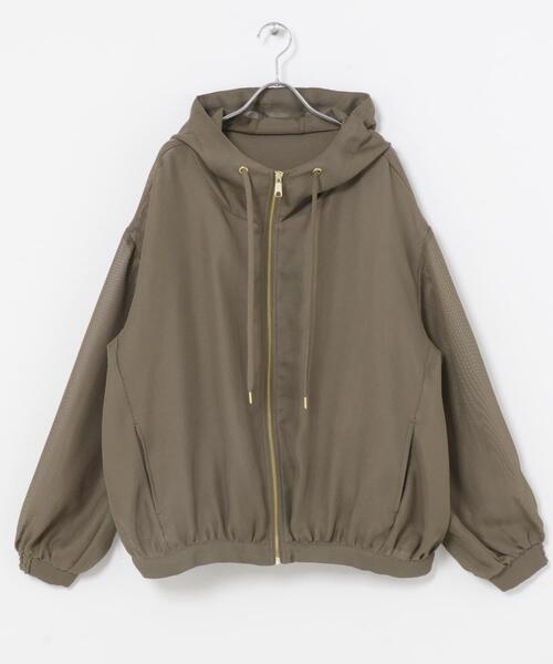 ITEMS URBANRESEARCH（アイテムズ アーバンリサーチ）の「『イージーケア』メッシュマウンテンパーカー(楽着シリーズ)（マウンテンパーカー・レディース・カーキ/ブラック/ホワイト・FREE）」の21枚目の写真