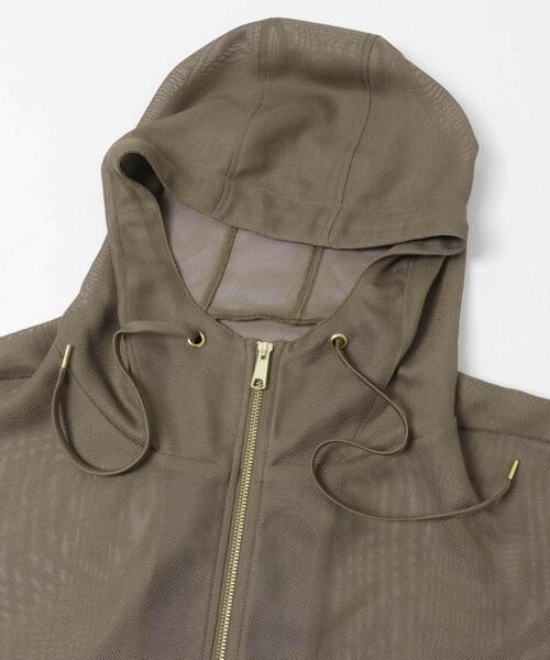 ITEMS URBANRESEARCH（アイテムズ アーバンリサーチ）の「『イージーケア』メッシュマウンテンパーカー(楽着シリーズ)（マウンテンパーカー・レディース・カーキ/ブラック/ホワイト・FREE）」の22枚目の写真