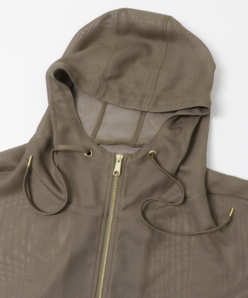 ITEMS URBANRESEARCH（アイテムズ アーバンリサーチ）の「メッシュマウンテンパーカー（マウンテンパーカー・レディース・カーキ/ブラック/ホワイト・FREE）」の11枚目の写真