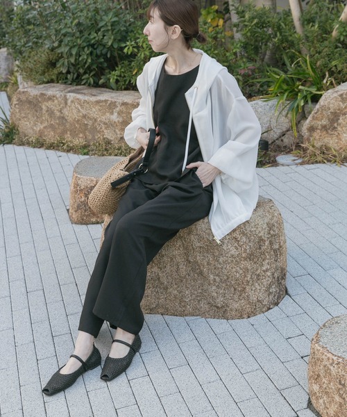 ITEMS URBANRESEARCH（アイテムズ アーバンリサーチ）の「メッシュマウンテンパーカー（マウンテンパーカー・レディース・カーキ/ブラック/ホワイト・FREE）」の18枚目の写真