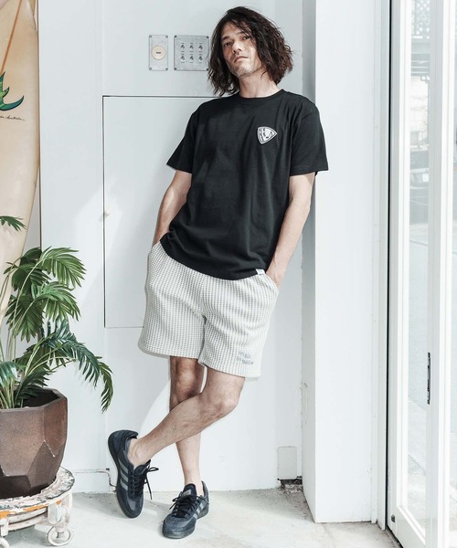 No Rain No Rainbow(ノーレインノーレインボー)の「mt10386-pick patch T-shirt Tシャツ(NR26S-25)(Tシャツ/カットソー・メンズ・ホワイト/トップグレー/ブラック・XL/L/M/S)」の6枚目の写真