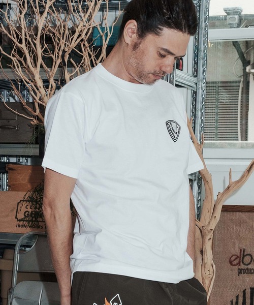 No Rain No Rainbow(ノーレインノーレインボー)の「mt10386-pick patch T-shirt Tシャツ(NR26S-25)(Tシャツ/カットソー・メンズ・ホワイト/トップグレー/ブラック・XL/L/M/S)」の10枚目の写真