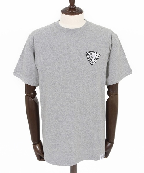 No Rain No Rainbow(ノーレインノーレインボー)の「mt10386-pick patch T-shirt Tシャツ(NR26S-25)(Tシャツ/カットソー・メンズ・ホワイト/トップグレー/ブラック・XL/L/M/S)」の21枚目の写真
