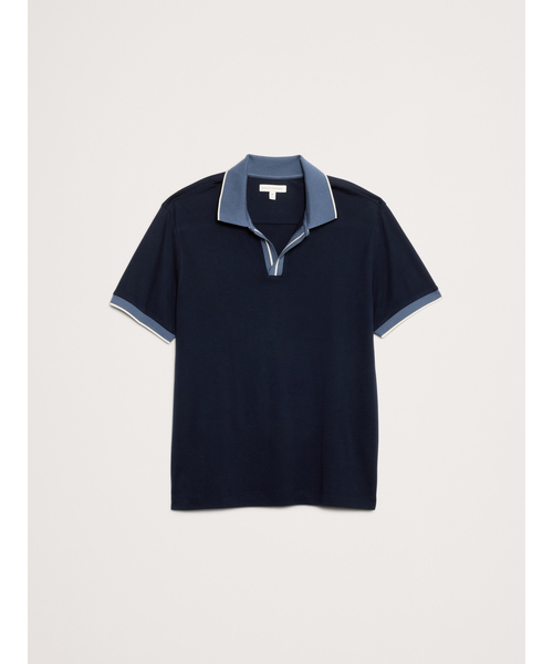 Banana Republic（バナナリパブリック）の「Luxury-Touch ポロシャツ（ポロシャツ・メンズ・ベージュ/ネイビー/ホワイト/カーキ・XL/L/M/S）」の7枚目の写真