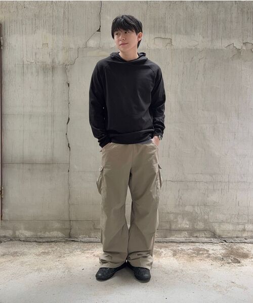XERO（ゼロ）の「フィンガーホールフードロングスリーブ[ブラック]（パーカー・レディース・その他・LARGE/MEDIUM）」の3枚目の写真