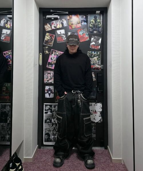 XERO（ゼロ）の「フィンガーホールフードロングスリーブ[ブラック]（パーカー・レディース・その他・LARGE/MEDIUM）」の6枚目の写真