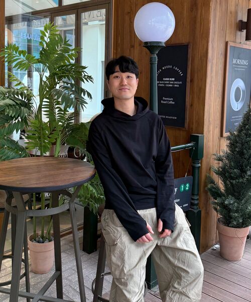 XERO（ゼロ）の「フィンガーホールフードロングスリーブ[ブラック]（パーカー・レディース・その他・LARGE/MEDIUM）」の8枚目の写真