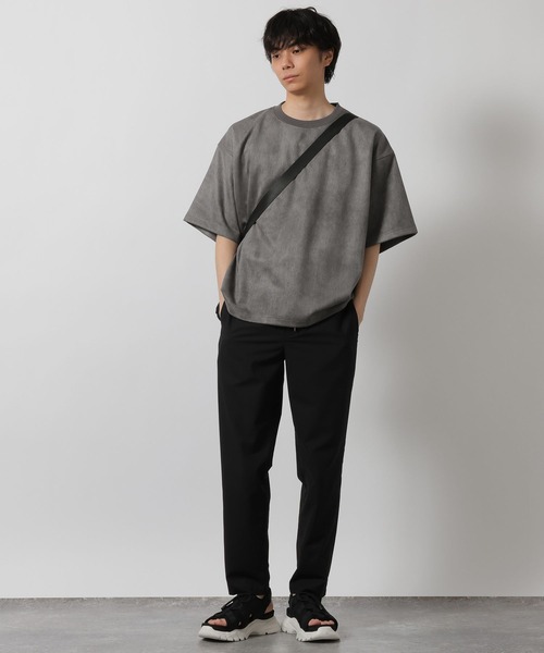 LAKOLE(ラコレ)の「ムラスエードT / 662013(Tシャツ/カットソー・メンズ・ライトグレー/グリーン/チャコール・LARGE/MEDIUM)」の6枚目の写真