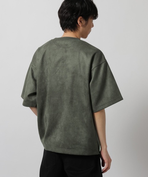 LAKOLE(ラコレ)の「ムラスエードT / 662013(Tシャツ/カットソー・メンズ・ライトグレー/グリーン/チャコール・LARGE/MEDIUM)」の9枚目の写真