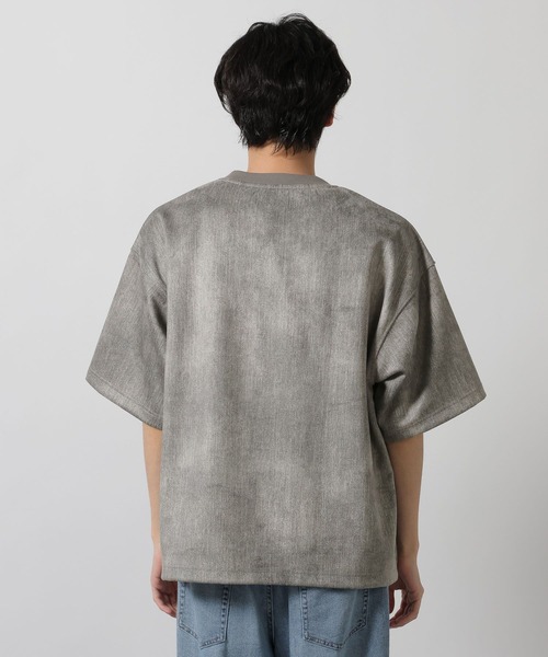 LAKOLE(ラコレ)の「ムラスエードT / 662013(Tシャツ/カットソー・メンズ・ライトグレー/グリーン/チャコール・LARGE/MEDIUM)」の12枚目の写真