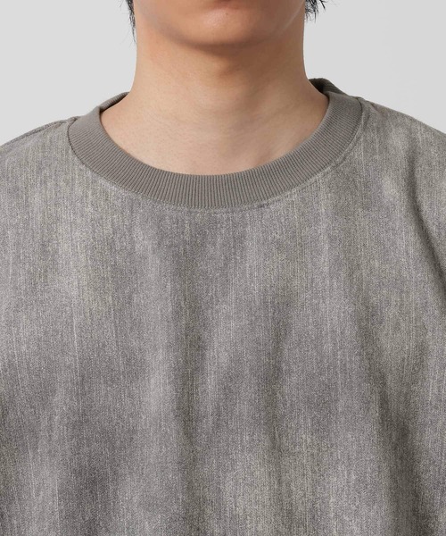 LAKOLE(ラコレ)の「ムラスエードT / 662013(Tシャツ/カットソー・メンズ・ライトグレー/グリーン/チャコール・LARGE/MEDIUM)」の13枚目の写真