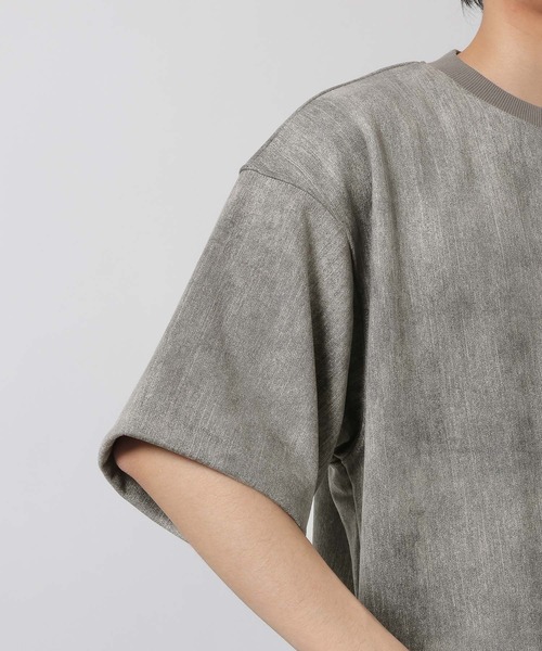 LAKOLE(ラコレ)の「ムラスエードT / 662013(Tシャツ/カットソー・メンズ・ライトグレー/グリーン/チャコール・LARGE/MEDIUM)」の14枚目の写真