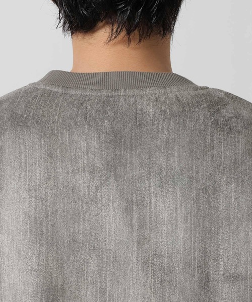 LAKOLE(ラコレ)の「ムラスエードT / 662013(Tシャツ/カットソー・メンズ・ライトグレー/グリーン/チャコール・LARGE/MEDIUM)」の16枚目の写真