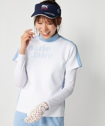 【marie claire:マリ.クレール】レディース半袖シャツ+インナーセット　吸汗速乾  ゴルフ