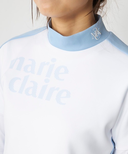marie claire(マリ・クレール)の「【marie claire:マリ.クレール】レディース半袖シャツ+インナーセット 吸汗速乾 ゴルフ(シャツ/ブラウス・レディース・ホワイト/ブルー/ブラック・XX-LARGE/X-LARGE/LARGE/MEDIUM)」の20枚目の写真