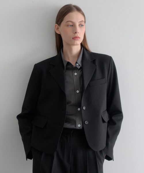 LENAV(ルナブ)の「Les Jacket (ブラック)(テーラードジャケット・レディース・その他・FREE)」の1枚目の写真