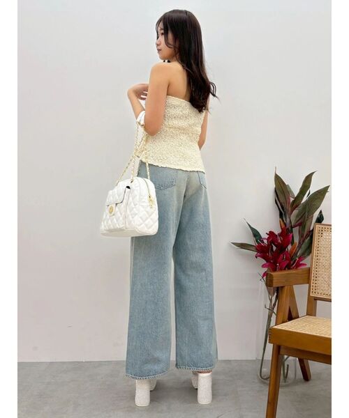EVRIS(エヴリス)の「キルティングチェーンポケットBAG(ショルダーバッグ・レディース・ブラック/ホワイト・FREE)」の19枚目の写真