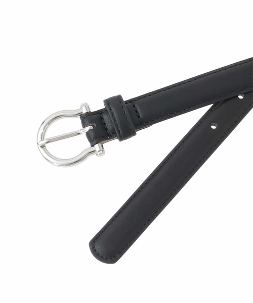 a.v.v（アーヴェヴェ）の「ﾊﾞﾃｲﾊﾞｯｸﾙﾍﾞﾙﾄ（ベルト・レディース・ベージュ/ブラック・38）」の6枚目の写真