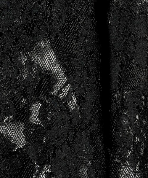 VIVIANO(ヴィヴィアーノ)の「<VIVIANO>レース カットソー(シャツ/ブラウス・レディース・オフホワイト/ブラック・M)」の7枚目の写真