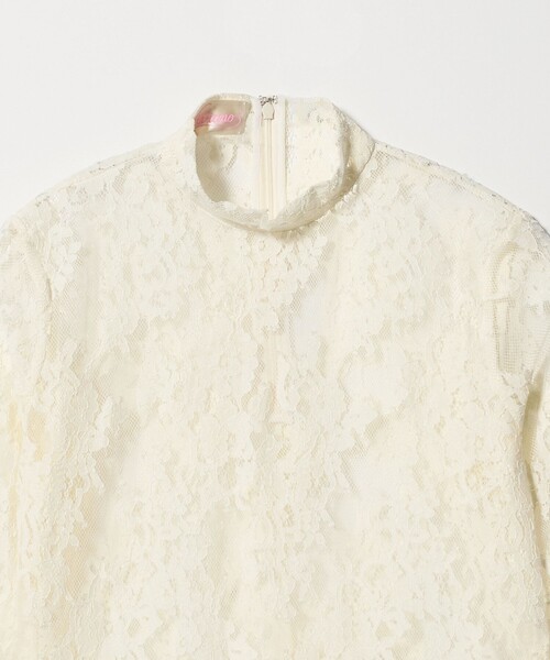VIVIANO(ヴィヴィアーノ)の「<VIVIANO>レース カットソー(シャツ/ブラウス・レディース・オフホワイト/ブラック・M)」の8枚目の写真