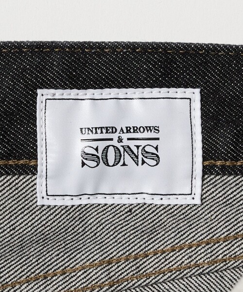 UNITED ARROWS & SONS（ユナイテッドアローズアンドサンズ）の「＜UNITED ARROWS & SONS＞ D-03 JEANS 26SS/デニムパンツ（デニムパンツ・メンズ・ブラック/コバルトブルー・L/XL/M/S）」の4枚目の写真