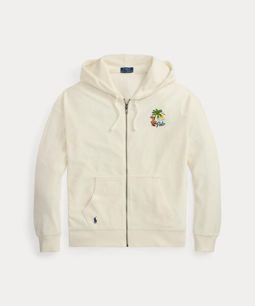 POLO RALPH LAUREN（ポロ ラルフ ローレン）の「リラックス フィット エンブロイダリー テリー フーディ（パーカー・メンズ・ホワイト・L/M/S）」の8枚目の写真